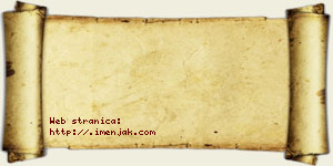 Jovanka Vasiljević vizit kartica